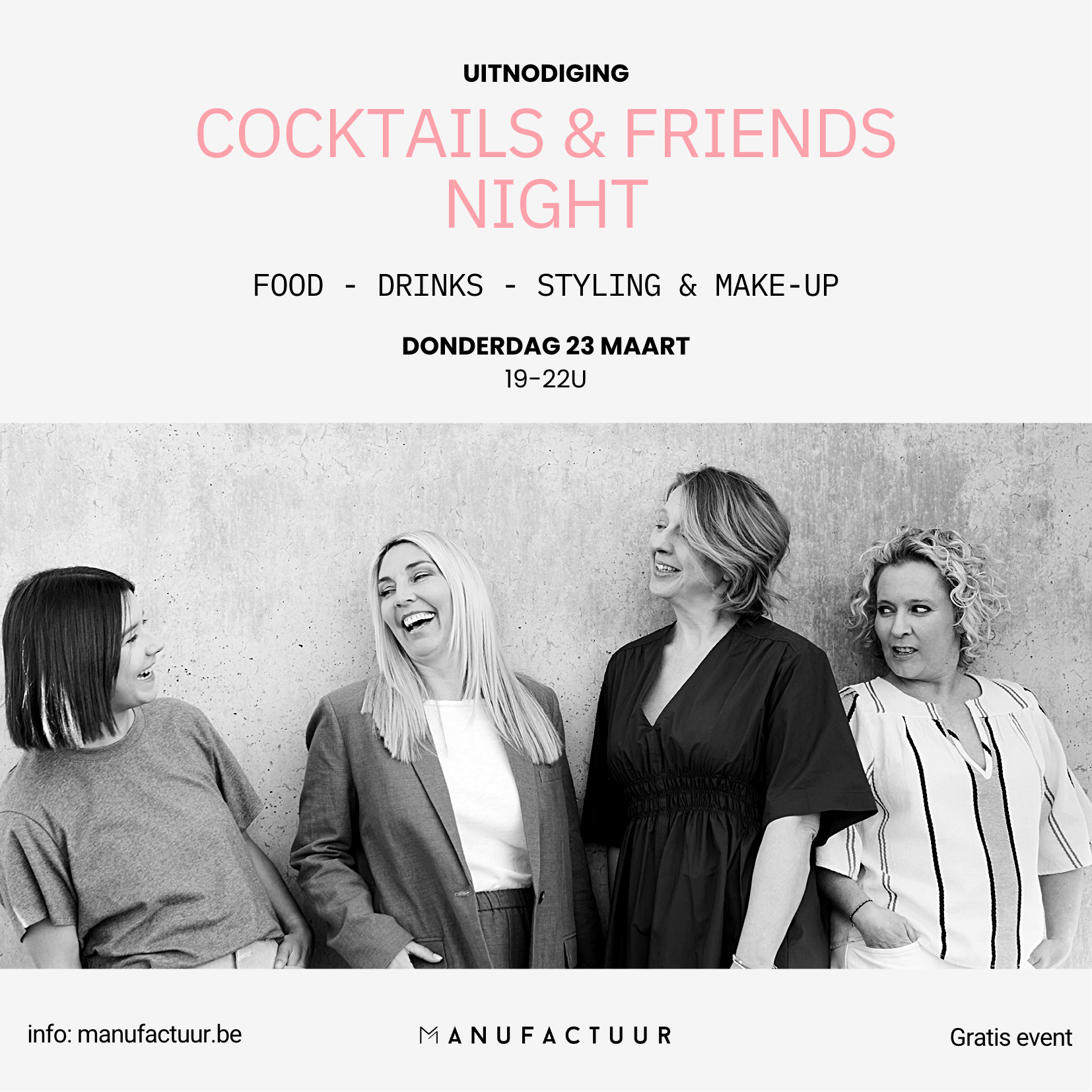 Cocktail & Friends event - 23 maart