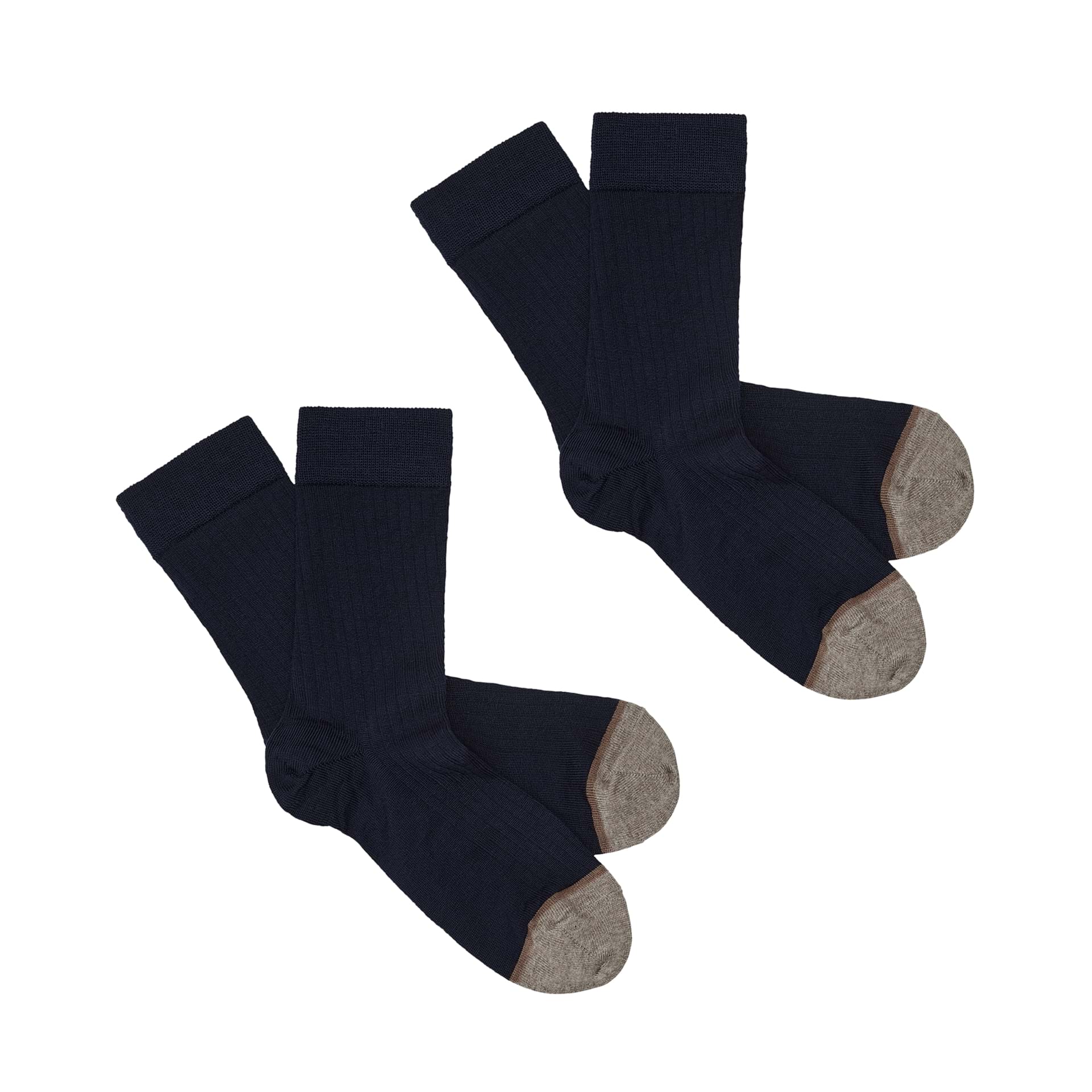 Manufactuur-Rib Socks 14022 dark navy-Socks-Fub